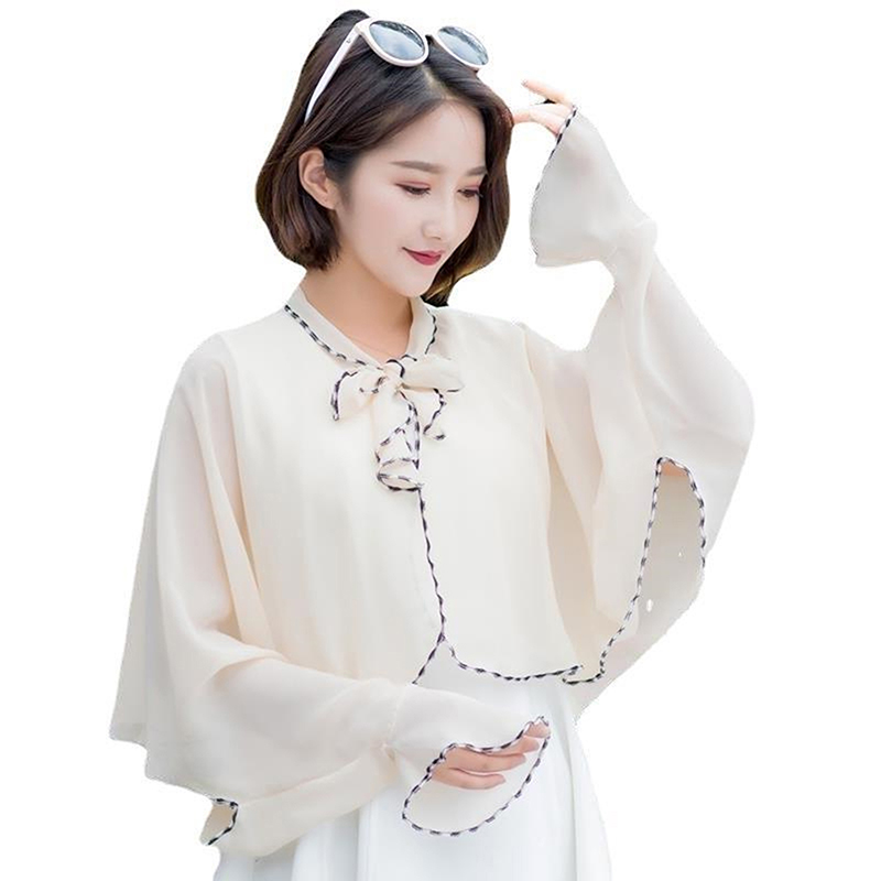Summer Clothing Wraps - Açık Sürme Kaju Baskı Güneş Koruma