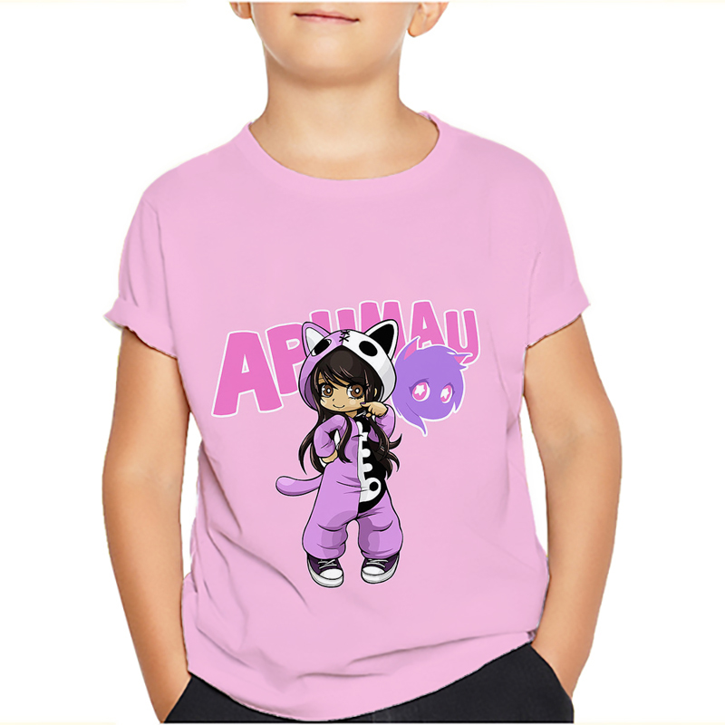 Aphmau Cat ws kedi T shirt kar - Summer Clothing Baby Girl incelemesi ve fiyatı